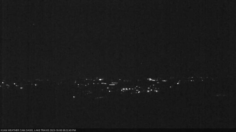 Lake Travis webcam, October 8, 2023 8:25 PM CT