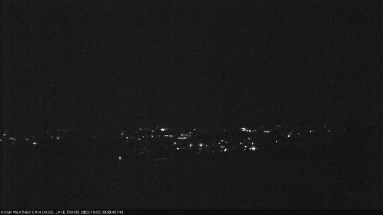 Lake Travis webcam, October 8, 2023 10:00 PM CT