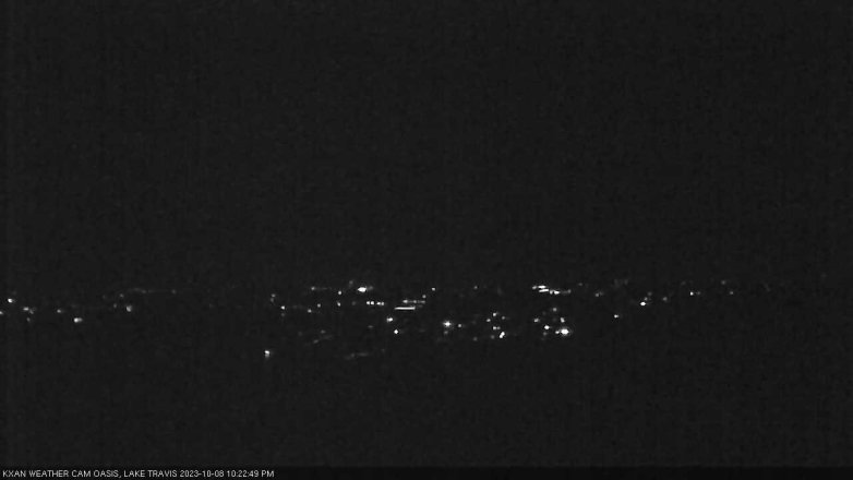 Lake Travis webcam, October 8, 2023 10:25 PM CT