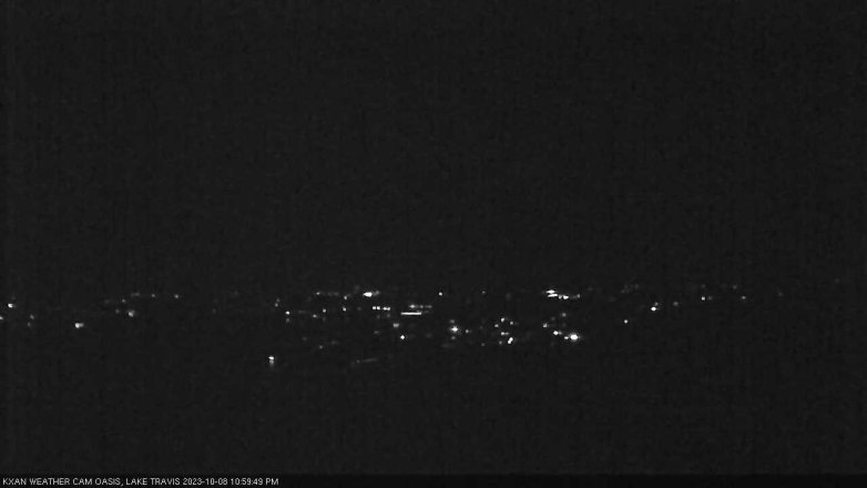 Lake Travis webcam, October 8, 2023 11:00 PM CT