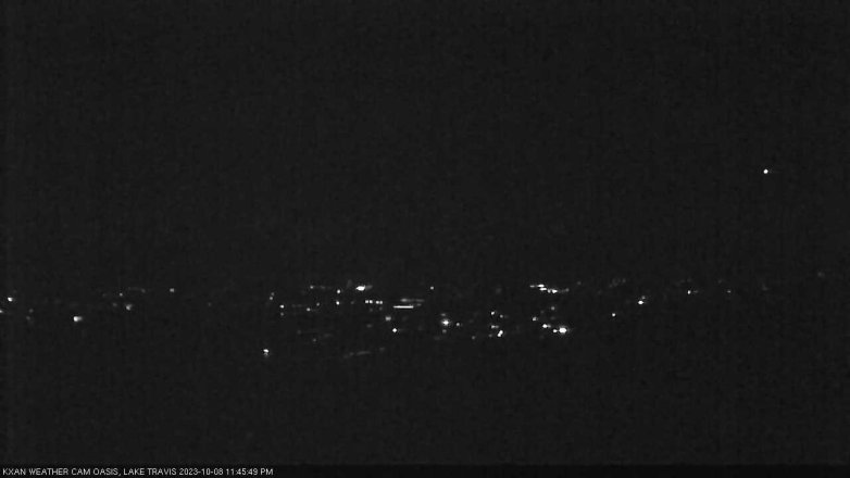 Lake Travis webcam, October 8, 2023 11:45 PM CT