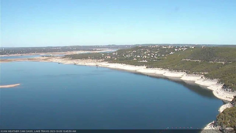 Lake Travis webcam, October 9, 2023 10:45 AM CT