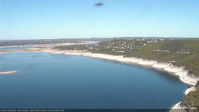 Lake Travis webcam, October 9, 2023 11:00 AM CT