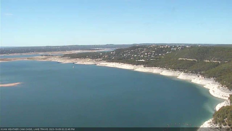 Lake Travis webcam, October 9, 2023 2:25 PM CT