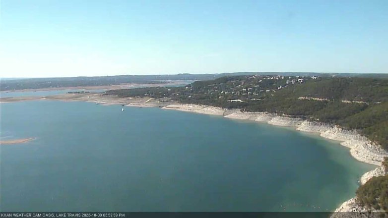 Lake Travis webcam, October 9, 2023 4:00 PM CT