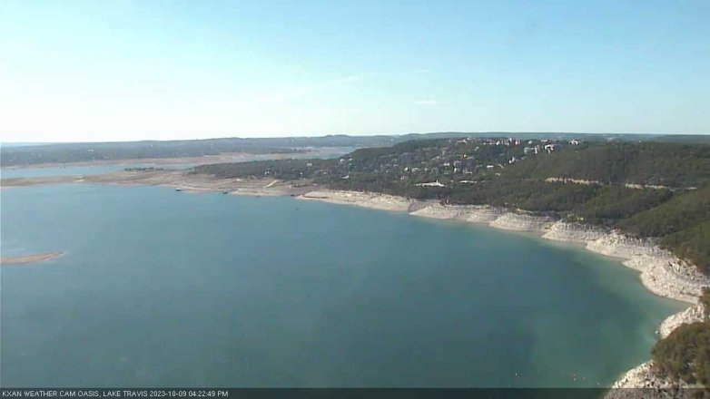 Lake Travis webcam, October 9, 2023 4:25 PM CT