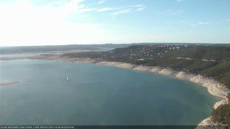 Lake Travis webcam, October 9, 2023 5:00 PM CT