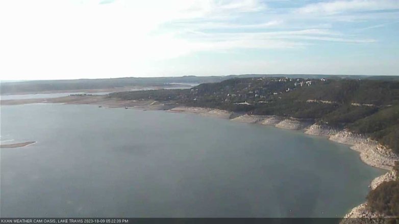 Lake Travis webcam, October 9, 2023 5:25 PM CT