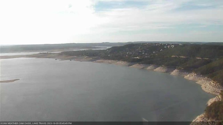 Lake Travis webcam, October 9, 2023 5:45 PM CT