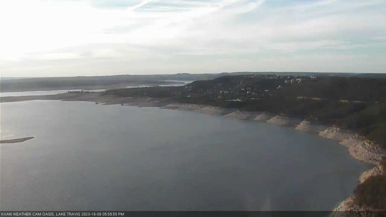 Lake Travis webcam, October 9, 2023 6:00 PM CT