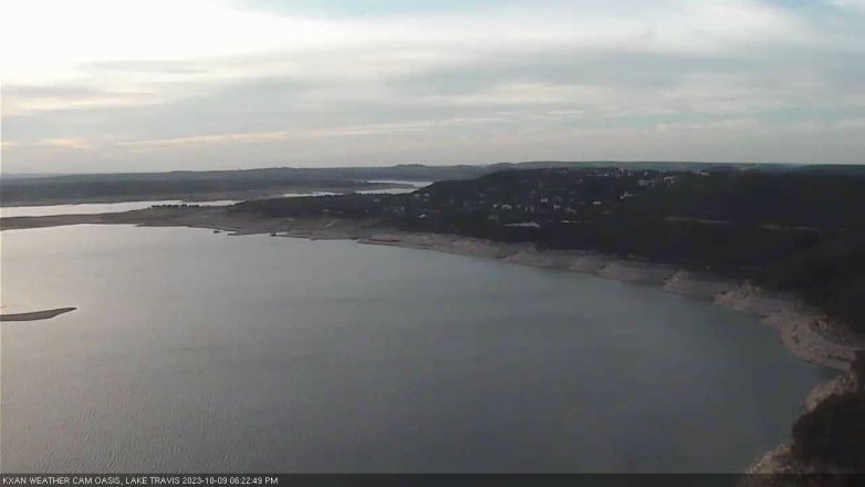 Lake Travis webcam, October 9, 2023 6:25 PM CT