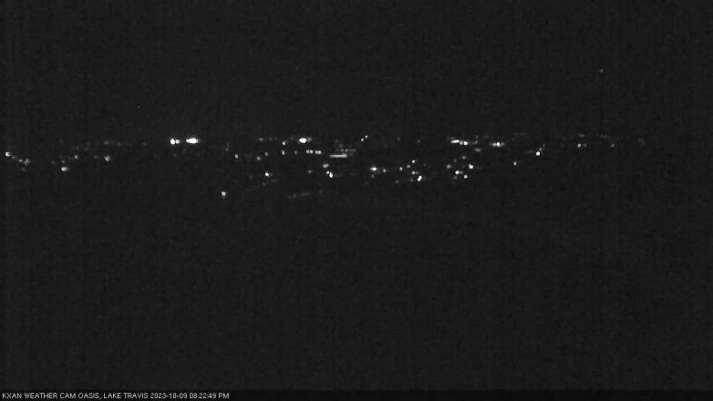 Lake Travis webcam, October 9, 2023 8:25 PM CT