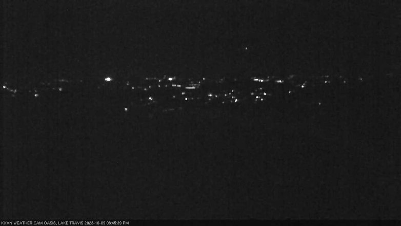 Lake Travis webcam, October 9, 2023 8:45 PM CT