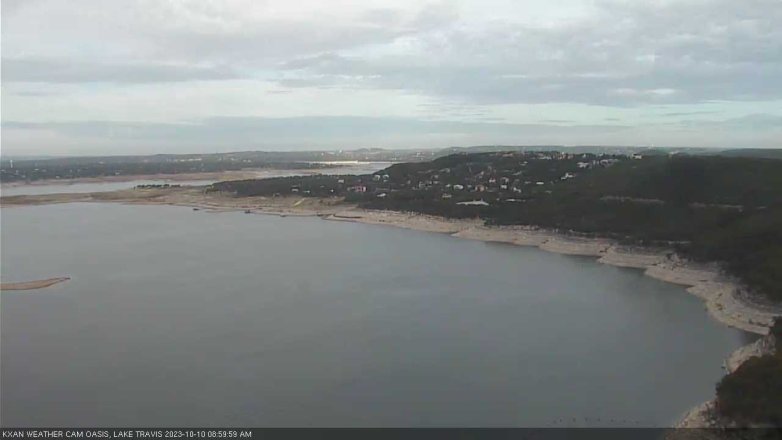 Lake Travis webcam, October 10, 2023 9:00 AM CT