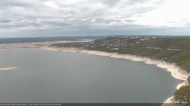 Lake Travis webcam, October 10, 2023 1:45 PM CT