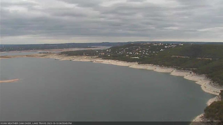 Lake Travis webcam, October 10, 2023 5:00 PM CT
