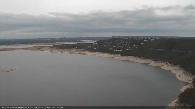 Lake Travis webcam, October 10, 2023 5:45 PM CT