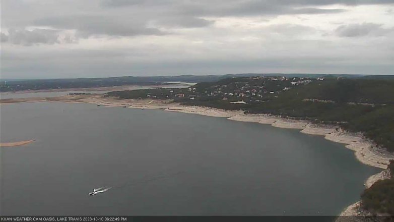 Lake Travis webcam, October 10, 2023 6:25 PM CT