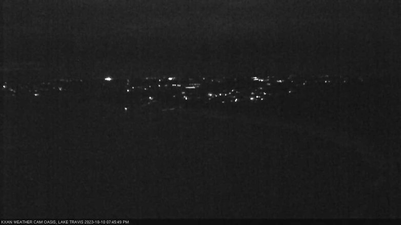 Lake Travis webcam, October 10, 2023 7:45 PM CT