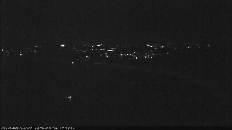 Lake Travis webcam, October 10, 2023 8:25 PM CT