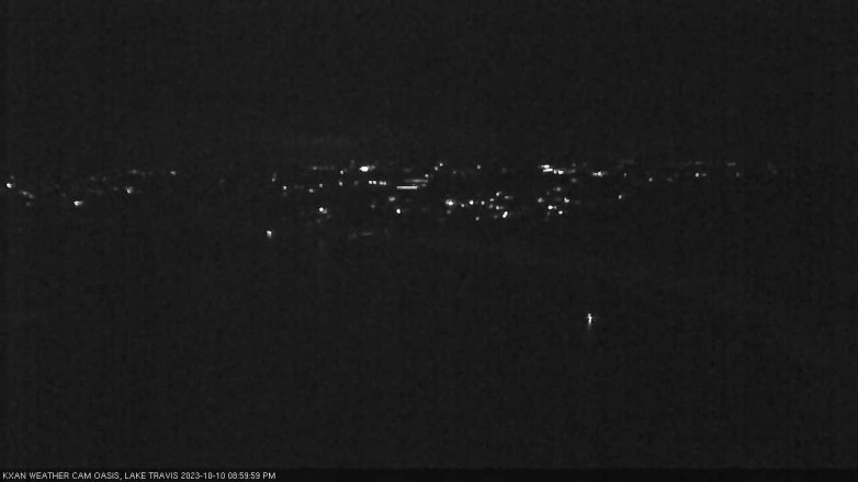 Lake Travis webcam, October 10, 2023 9:00 PM CT