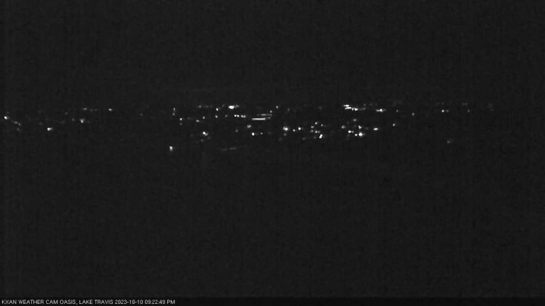 Lake Travis webcam, October 10, 2023 9:25 PM CT
