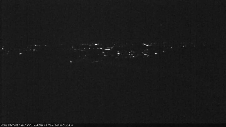 Lake Travis webcam, October 10, 2023 11:00 PM CT