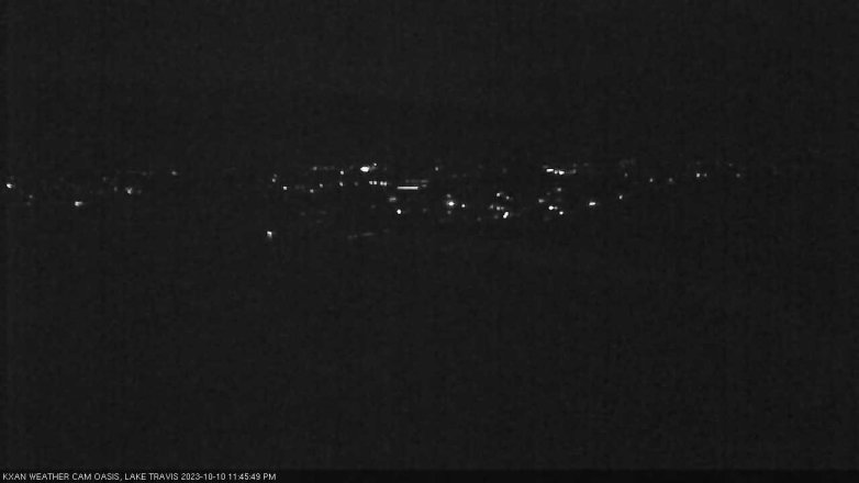 Lake Travis webcam, October 10, 2023 11:45 PM CT