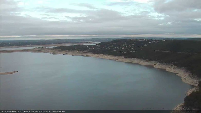Lake Travis webcam, October 11, 2023 9:00 AM CT