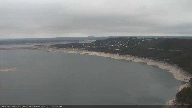 Lake Travis webcam, October 11, 2023 3:25 PM CT