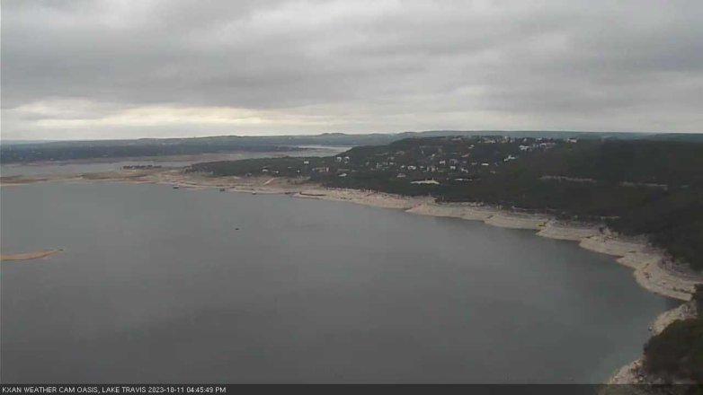 Lake Travis webcam, October 11, 2023 4:45 PM CT