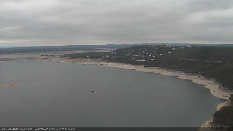 Lake Travis webcam, October 11, 2023 5:25 PM CT