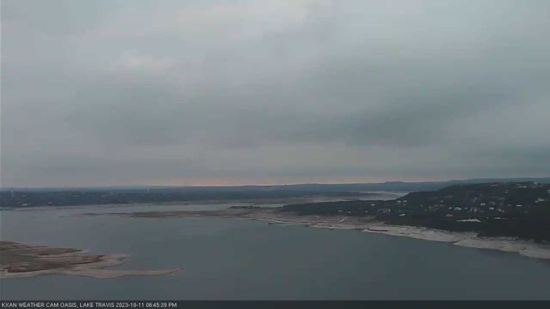 Lake Travis webcam, October 11, 2023 6:45 PM CT