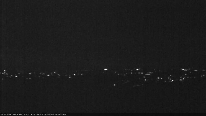 Lake Travis webcam, October 11, 2023 8:00 PM CT