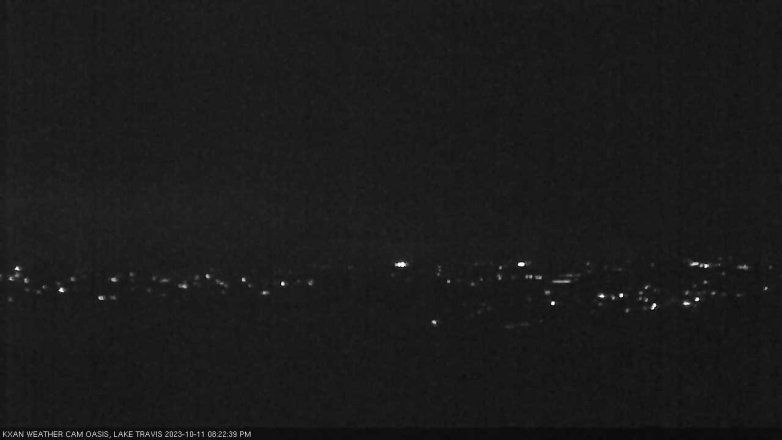Lake Travis webcam, October 11, 2023 8:25 PM CT