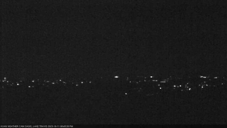 Lake Travis webcam, October 11, 2023 8:45 PM CT