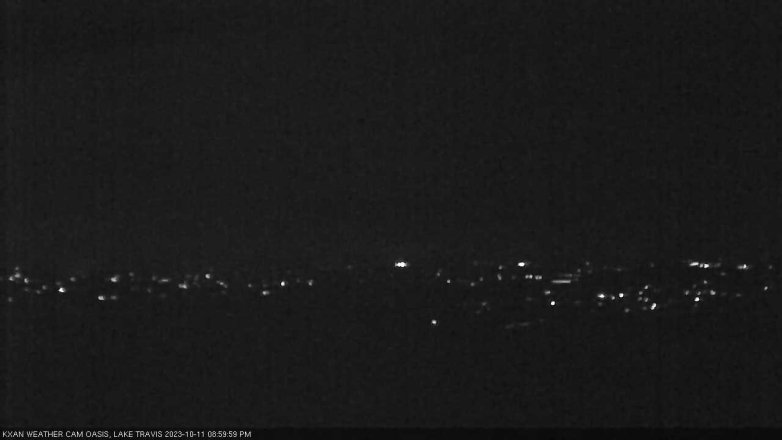 Lake Travis webcam, October 11, 2023 9:00 PM CT