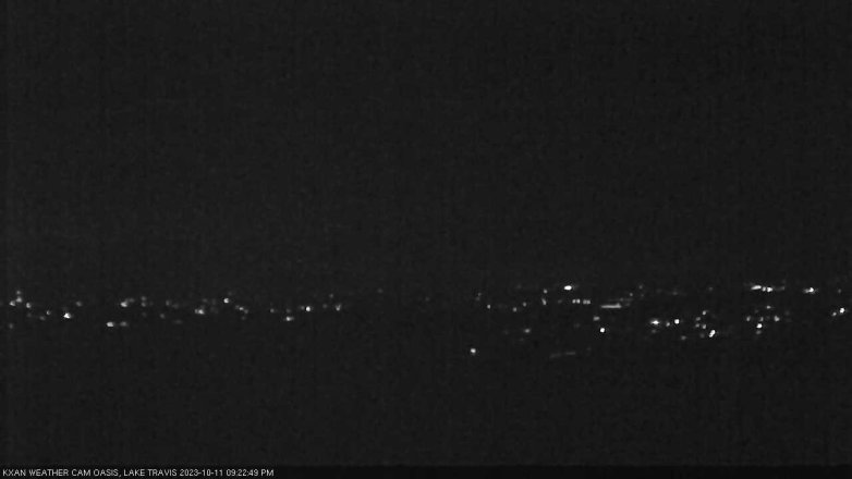 Lake Travis webcam, October 11, 2023 9:25 PM CT