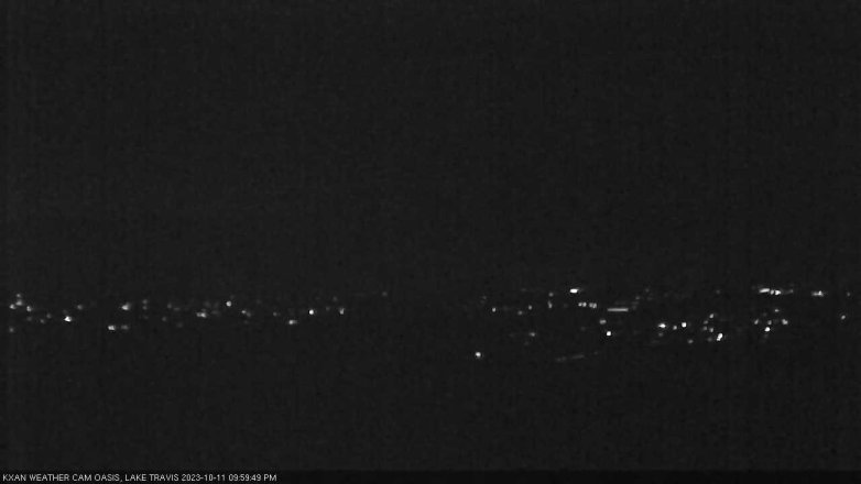 Lake Travis webcam, October 11, 2023 10:00 PM CT