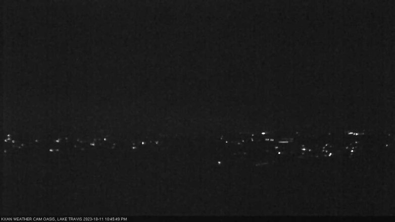Lake Travis webcam, October 11, 2023 10:45 PM CT