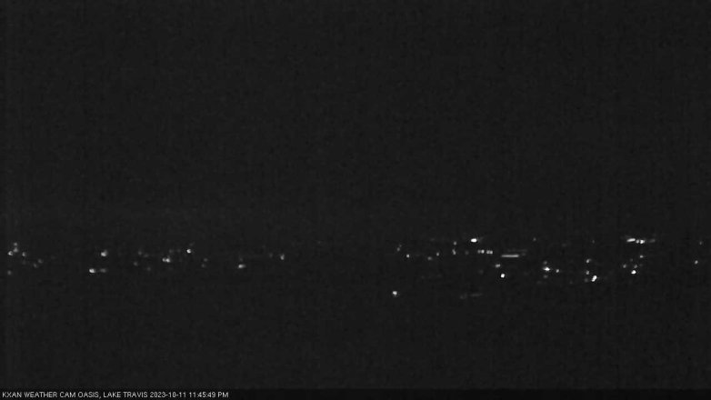 Lake Travis webcam, October 11, 2023 11:45 PM CT