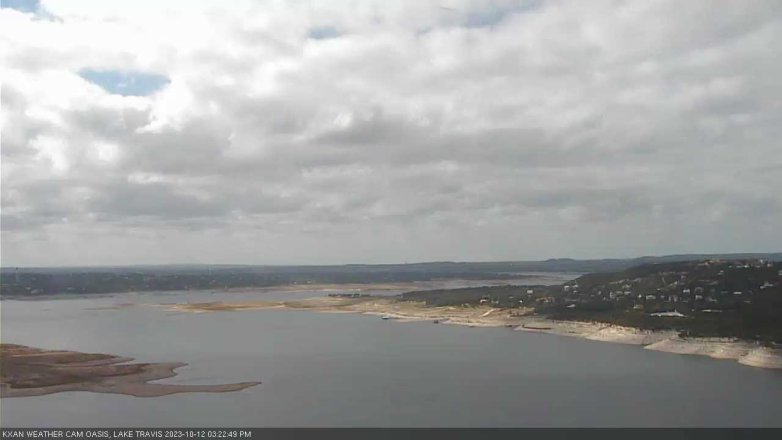 Lake Travis webcam, October 12, 2023 3:25 PM CT