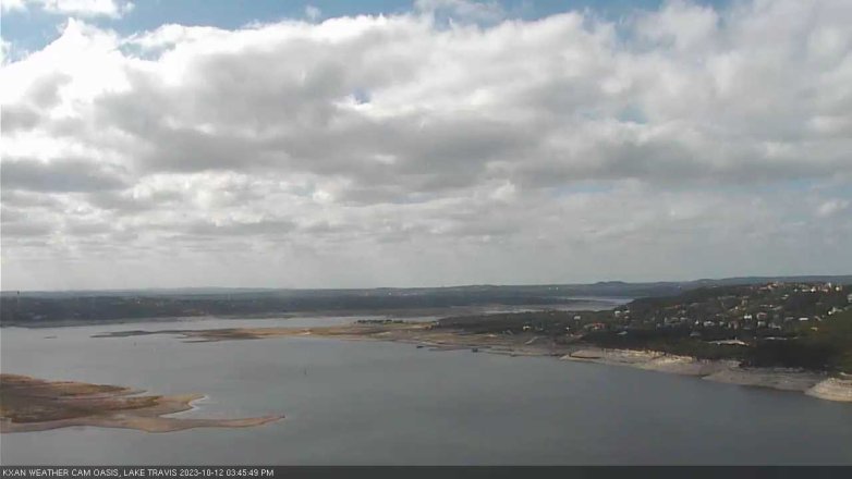 Lake Travis webcam, October 12, 2023 3:45 PM CT