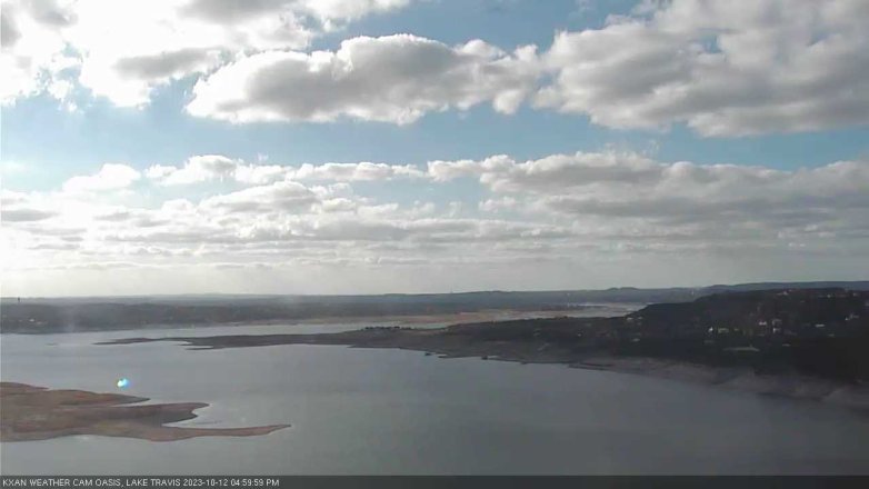 Lake Travis webcam, October 12, 2023 5:00 PM CT