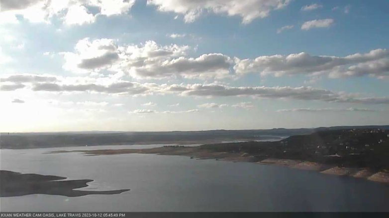 Lake Travis webcam, October 12, 2023 5:45 PM CT