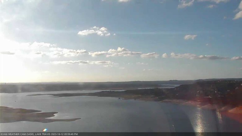 Lake Travis webcam, October 12, 2023 6:00 PM CT