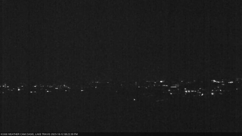 Lake Travis webcam, October 12, 2023 8:25 PM CT