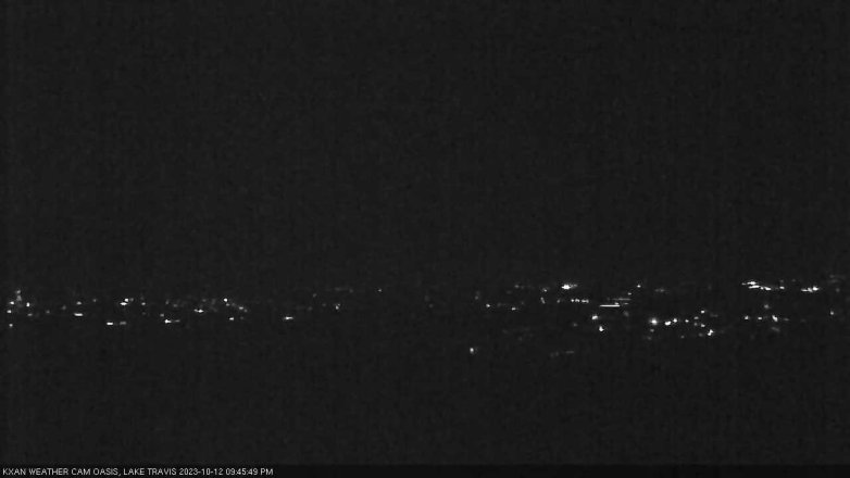 Lake Travis webcam, October 12, 2023 9:45 PM CT
