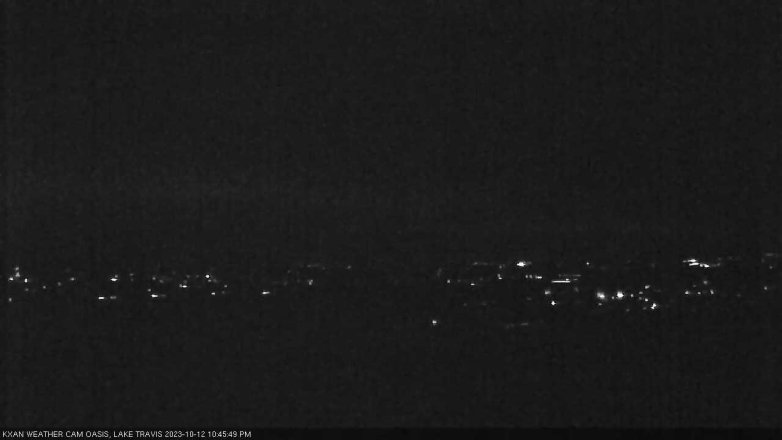 Lake Travis webcam, October 12, 2023 10:45 PM CT