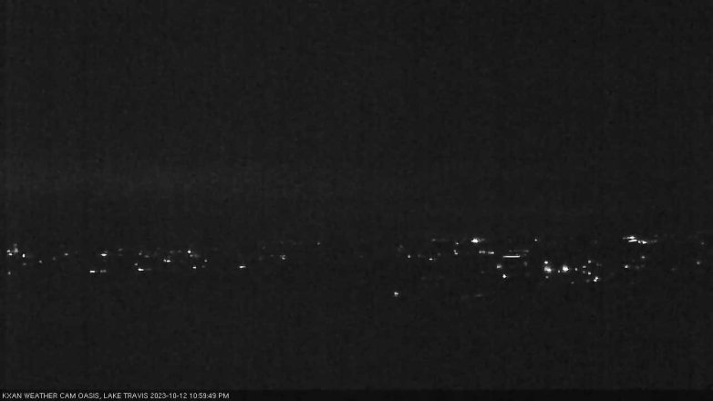 Lake Travis webcam, October 12, 2023 11:00 PM CT